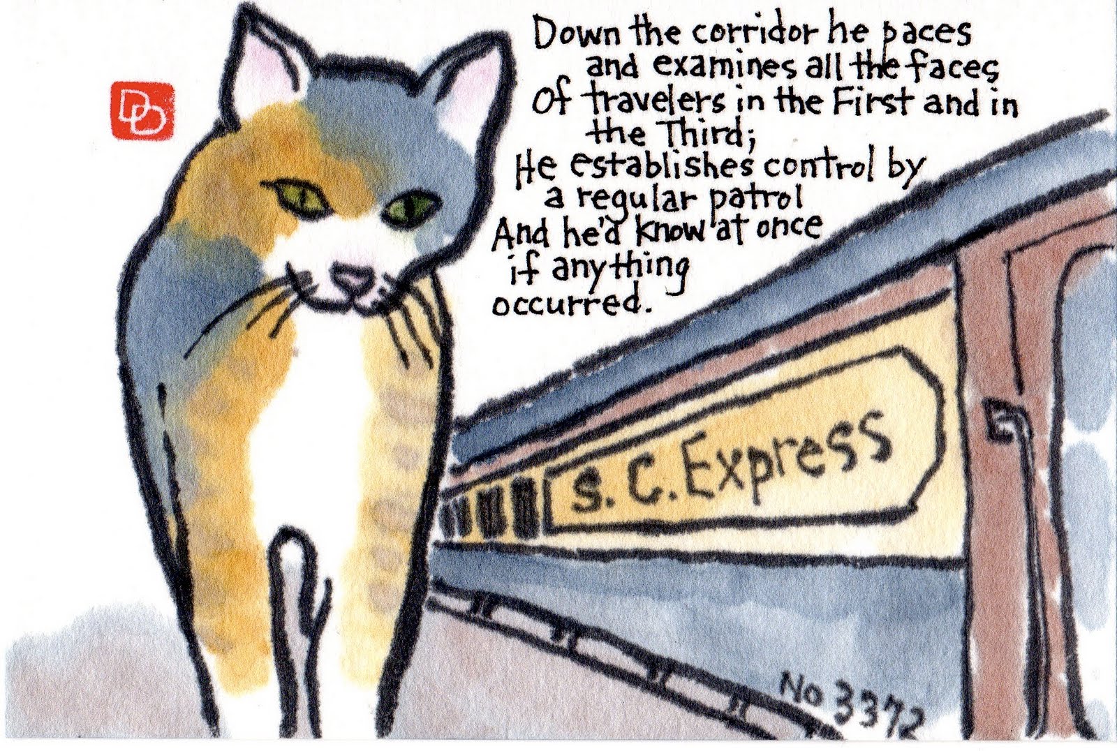 Скимблшенкс Железнодорожный кот. Skimbleshanks мюзикл кошки. The naming of Cats Eliot. A Street Cat's Tale рисунки. There isn t a cat