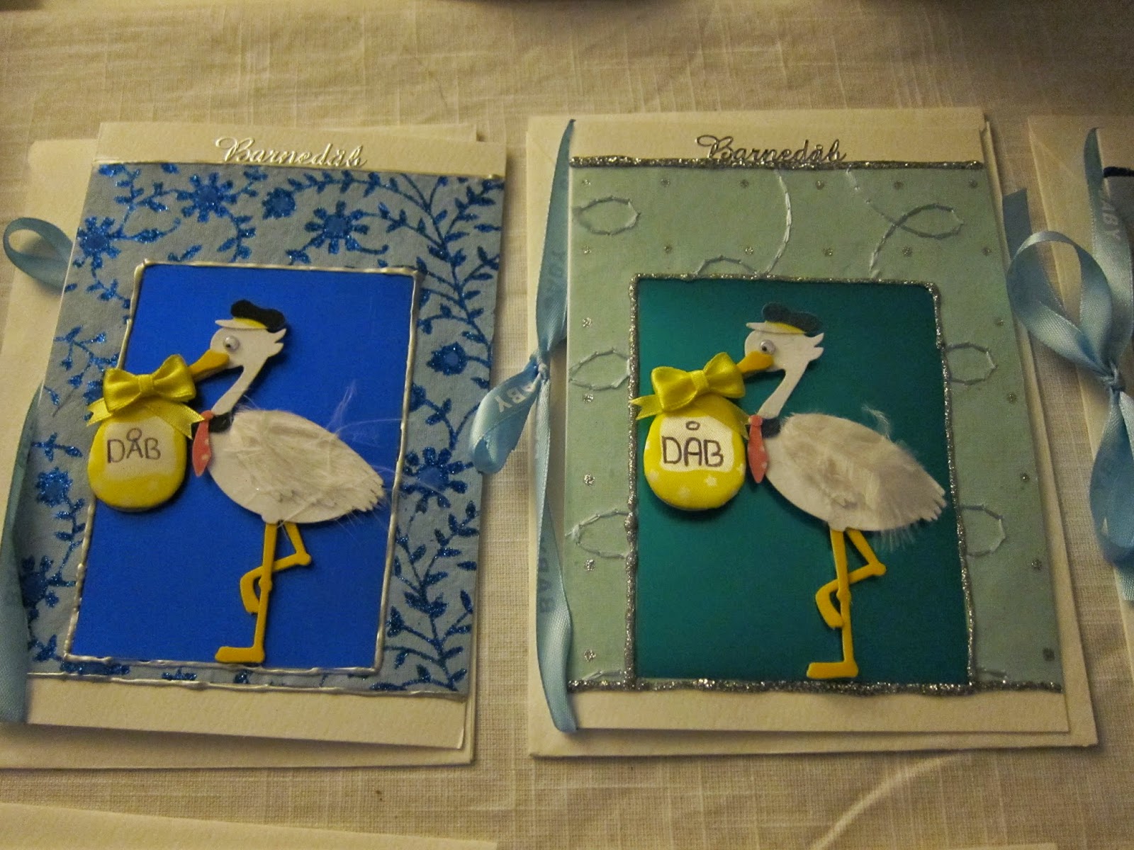 DIY kort: Barnedåbs kort