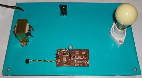 Electrical & Electronics Engineering Projecct: Clap switch making diagram