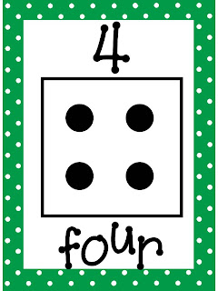 Mrs. Wheeler's First Grade Tidbits: Dice Dots Freebie