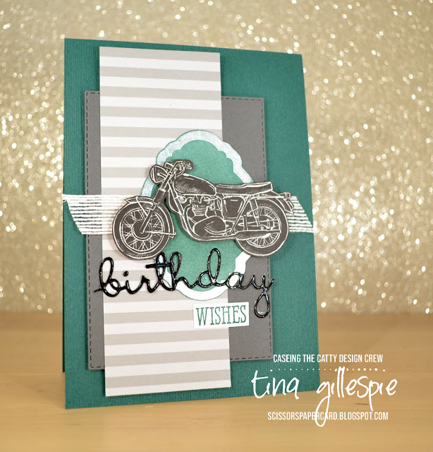 scissorspapercard, Stampin' Up!, CASEing The Catty, Well Said, Incredible Like You, Well Written Framelits, Rectangle Stitched Framelits, Subtle DTIEF, Classic Garage DSP, Neutrals DSP, Sweet Pins & Tags