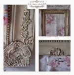 Shabby chic ogledalo