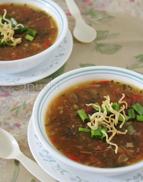 Spusht | Indo-Chinese style Manchow Soup
