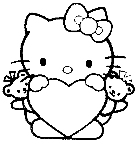 Kitty Nurse Coloring Pages