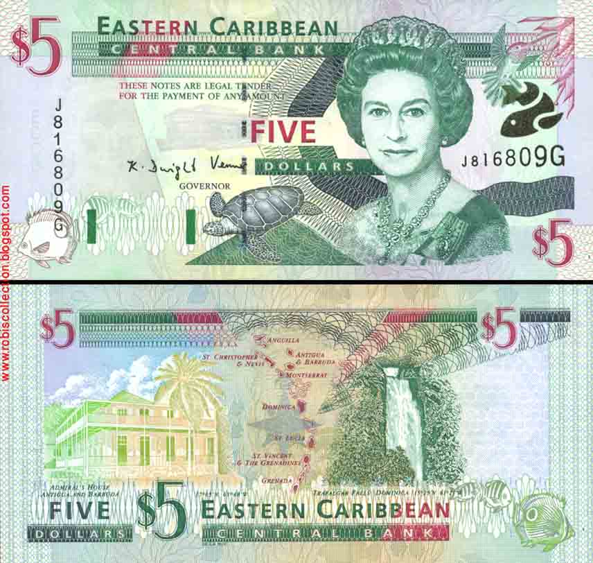 PAPER MONEY AND POLYMER NOTE GRENADA