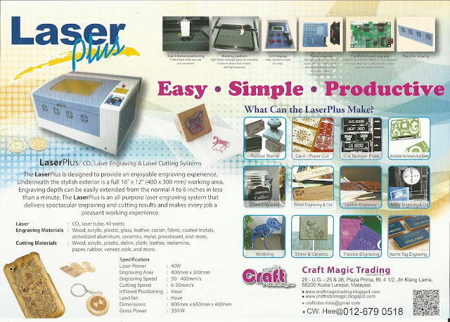 Craft Magic Trading - Leaflet Laser Engraving and Laser Cutting Systems