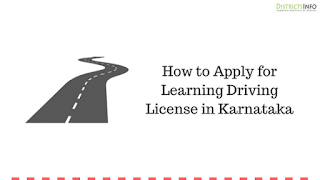How to Apply for Learning Driving License in Karnataka