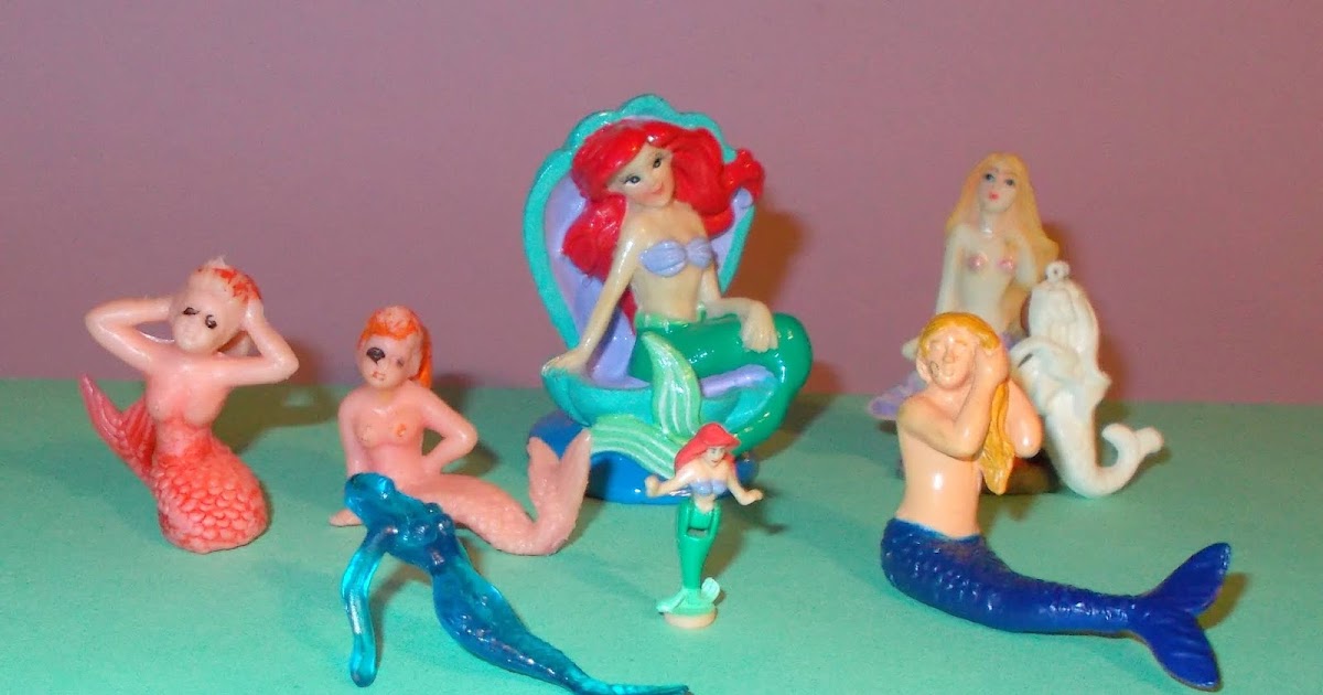 plastic mermaid figurines