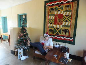 Margaret Showing Off Her Masai Sandals