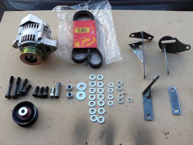 David's GBS Zero Build Fitting the Alternator