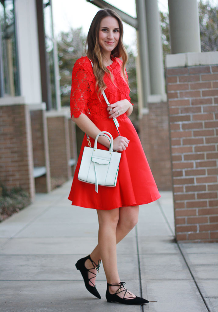 Little Red Valentine Dress - Twenties Girl Style