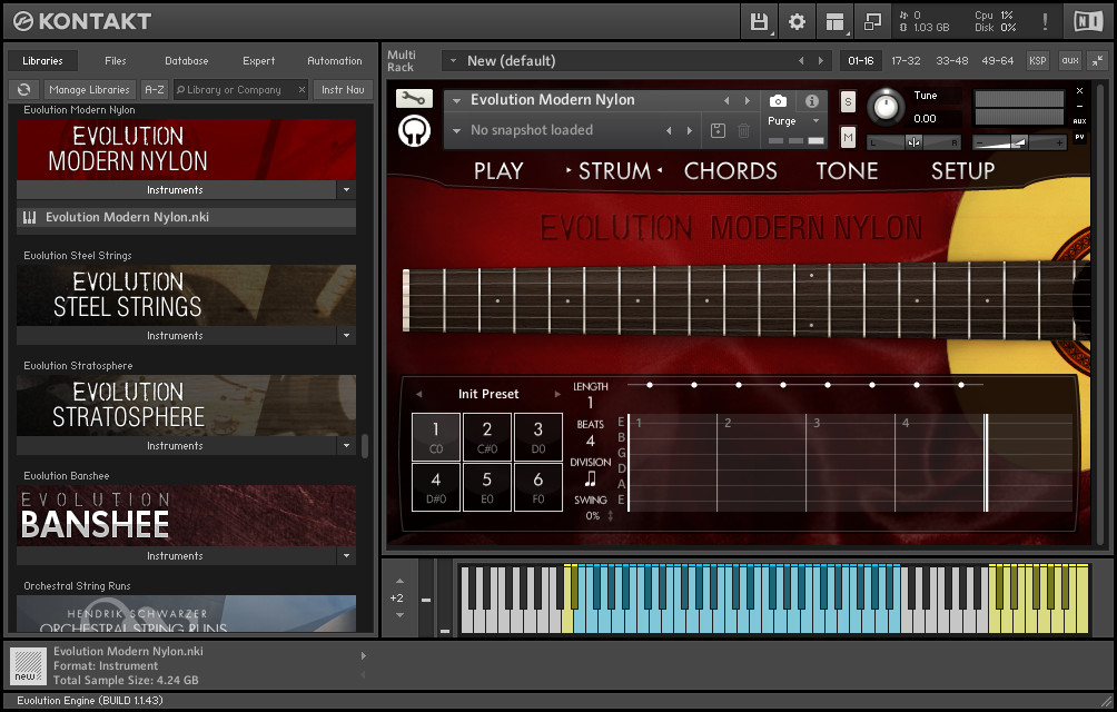 Orange Tree Samples - Evolution Modern Nylon KONTAKT Library