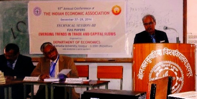 Presenting Paper at M.L.S.University,Udaipur,2014 December.