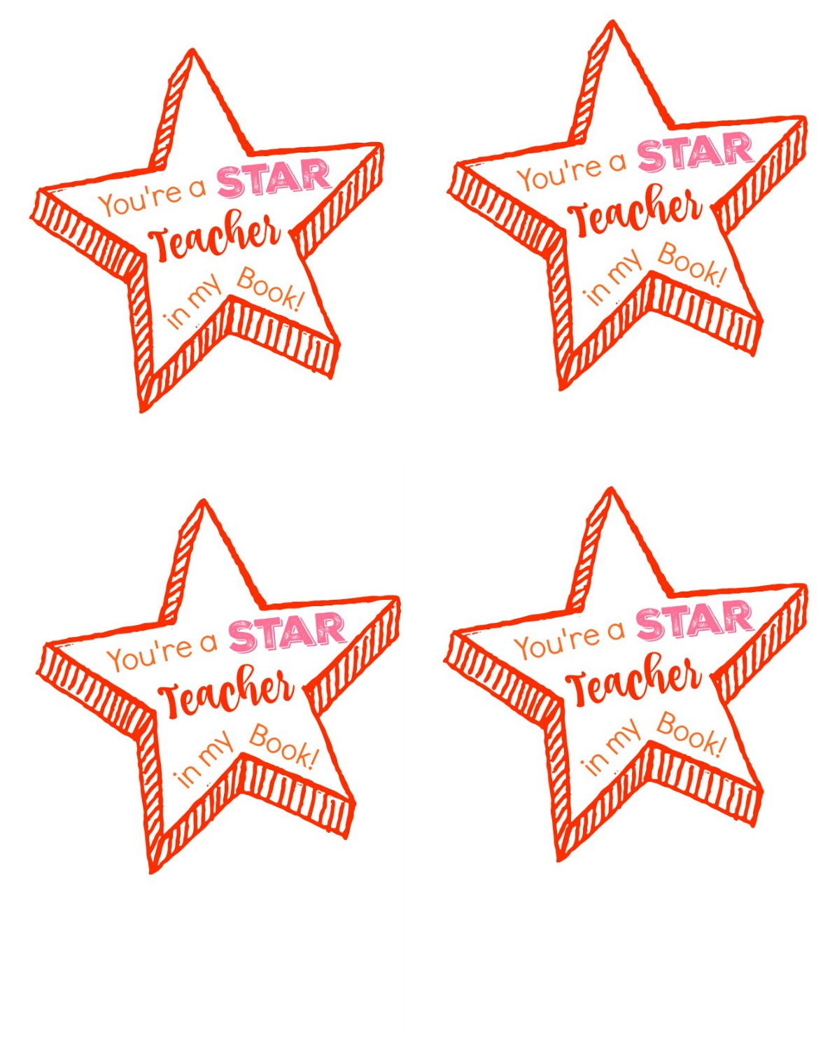 You re A Star Teacher Appreciation Gift I Dig Pinterest You re A Star Teacher Appreciation Gift I Dig Pinterest