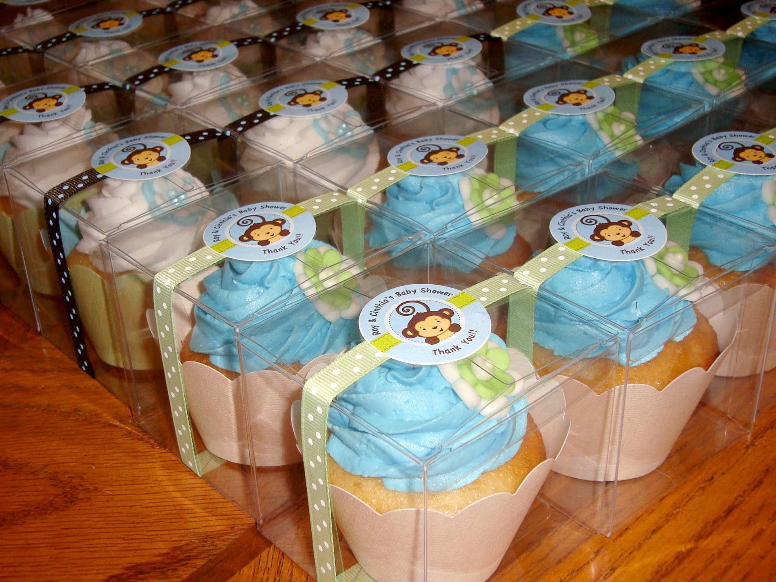 Sugar Butter Baby Baby Shower Cupcake Favor Boxes