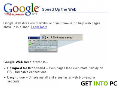 Aplikasi Untuk Mempercepat Koneksi Internet, SpeedConnect Internet Accelerator , AShampoo Web Accelerator , Google Web Accelerator , NETScream