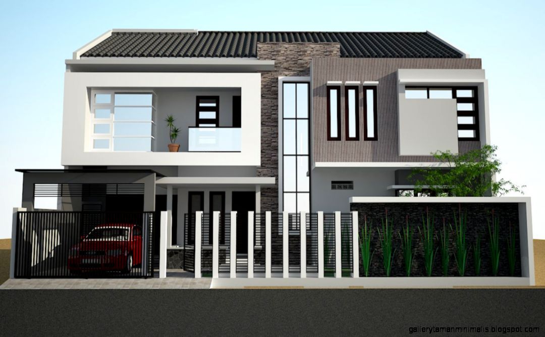  Gambar  Rumah  Modern  Minimalis  Gallery Taman Minimalis 