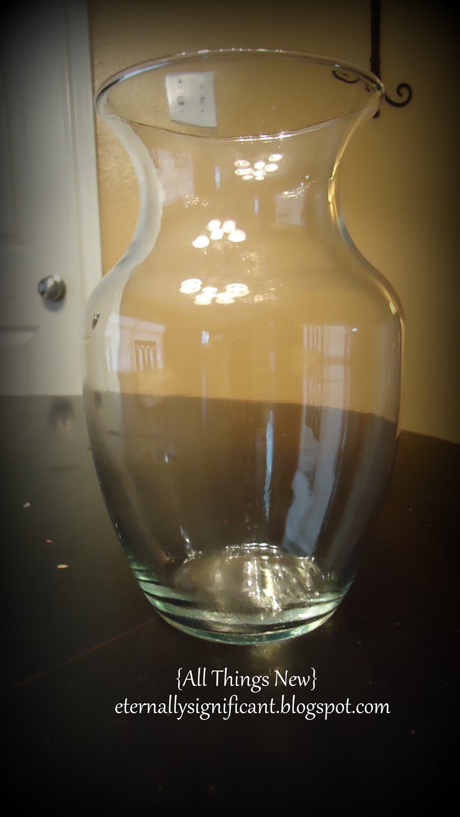 {All Things New} 5 Easy Steps to Updating a Boring Glass Vase