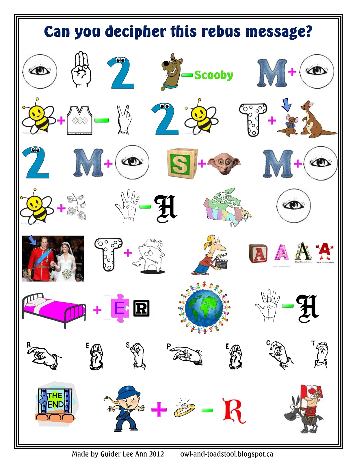 Science Rebus Puzzles With Answers Science Rebus Puzzles With Answers