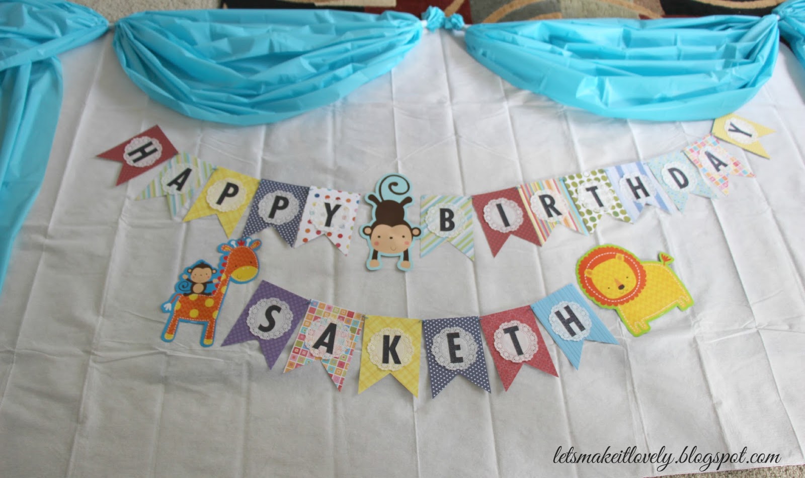 Let's make it lovely: DIY Birthday Party Backdrop, Decor and More