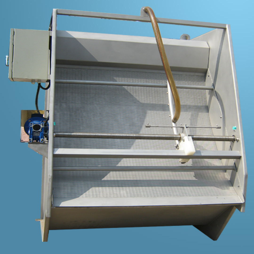 máy ép bùn chishun: Thiết bị tách rác tinh - Dạng tĩnh