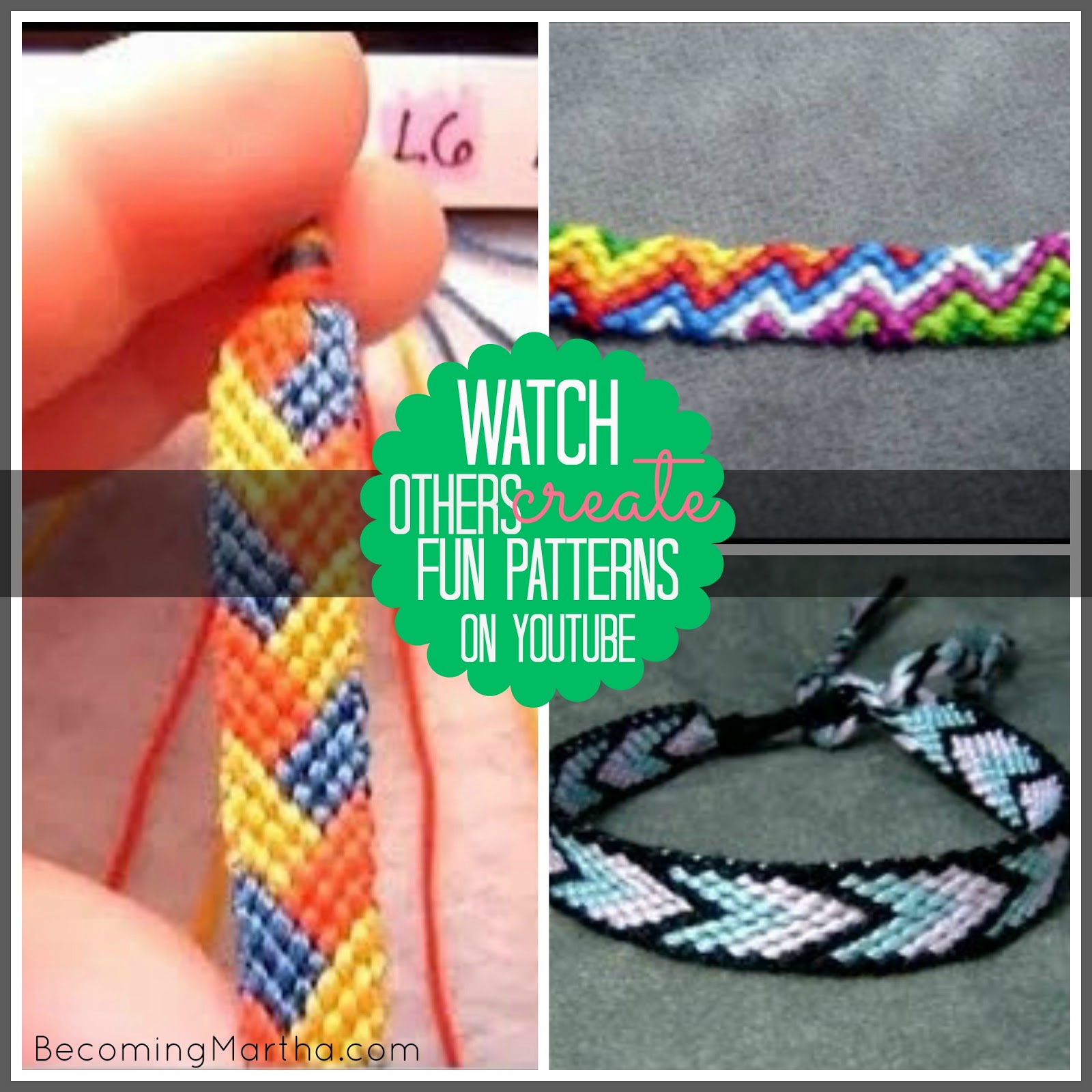 20 Friendship Bracelet Tutorials from 1 Supply - The Simply Crafted Life