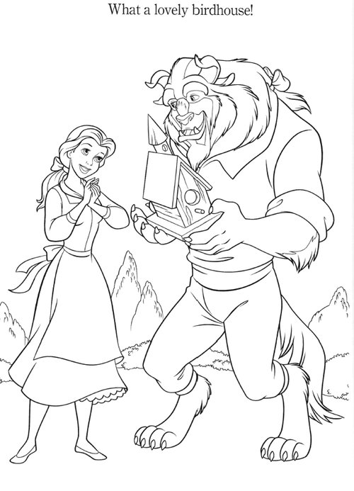 Disney Princesses Belle Coloring Pages >> Disney Coloring Pages