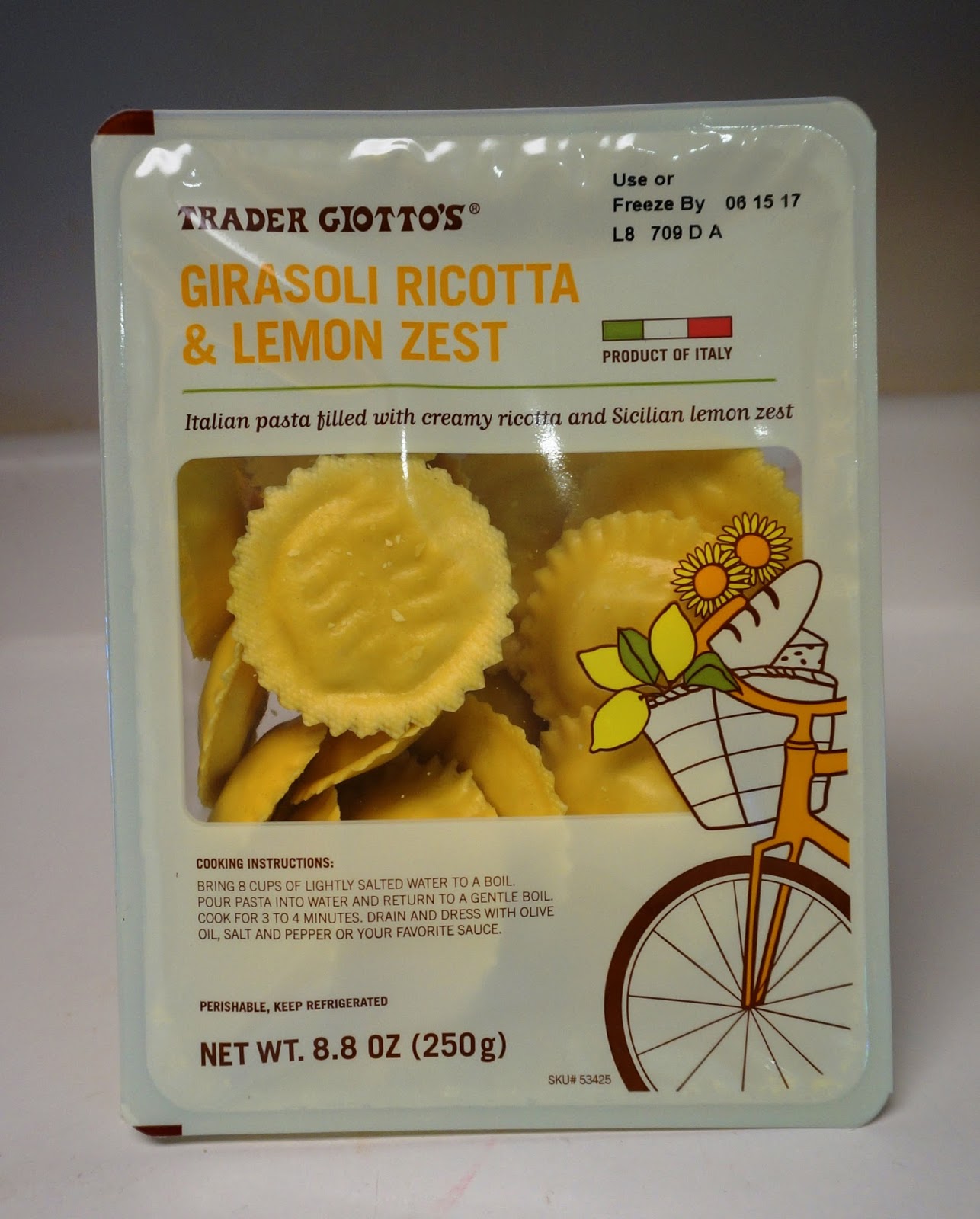 Exploring Trader Joe's Trader Joe's Girasoli Ricotta & Lemon Zest