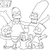 Desenhos dos Simpsons para Colorir