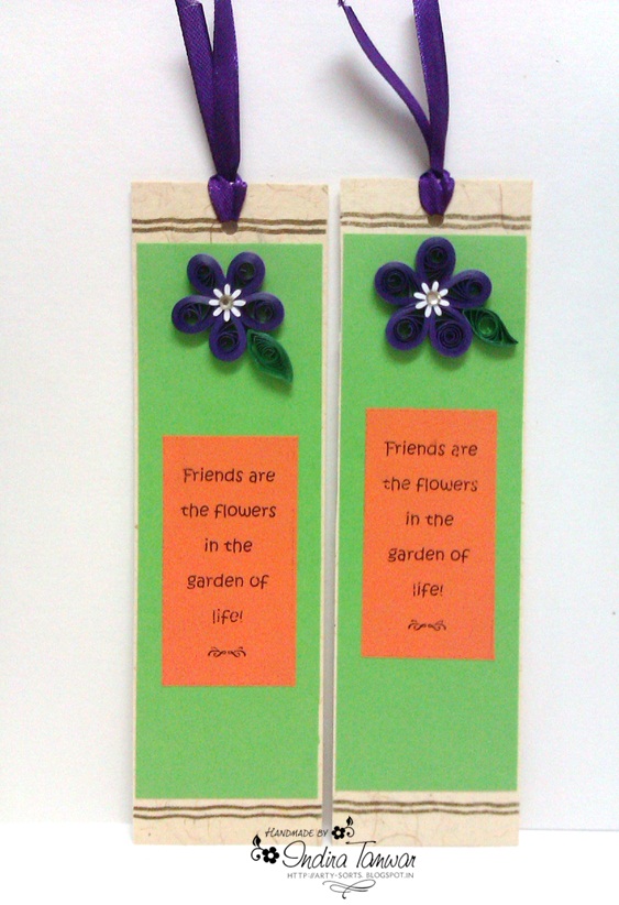 Arty Sorts Recycled Bookmarks