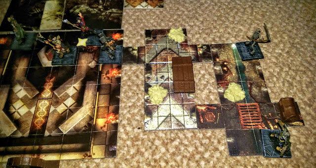 A report from Dungeon Saga, Dwarf King's Quest - Mission 6: Turned Around using Solo Play rules.