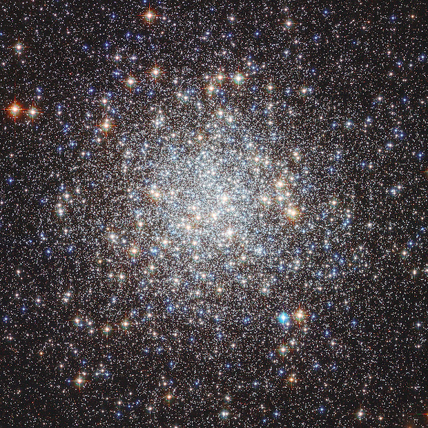 Globular Cluster M9 as imaged by Hubble