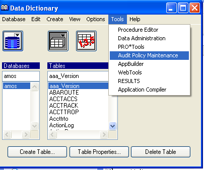 Openedge Database Auditing