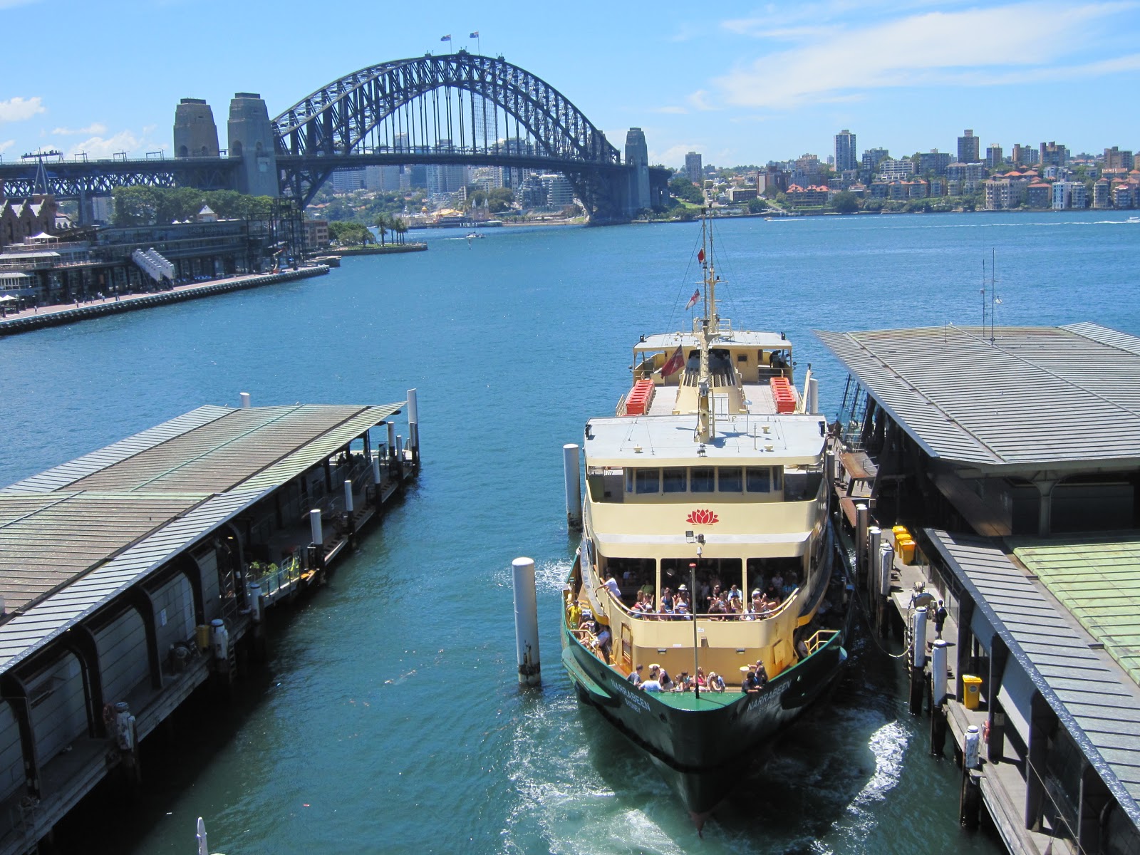 Sydney City and Suburbs Circular Quay, wharves and bridge