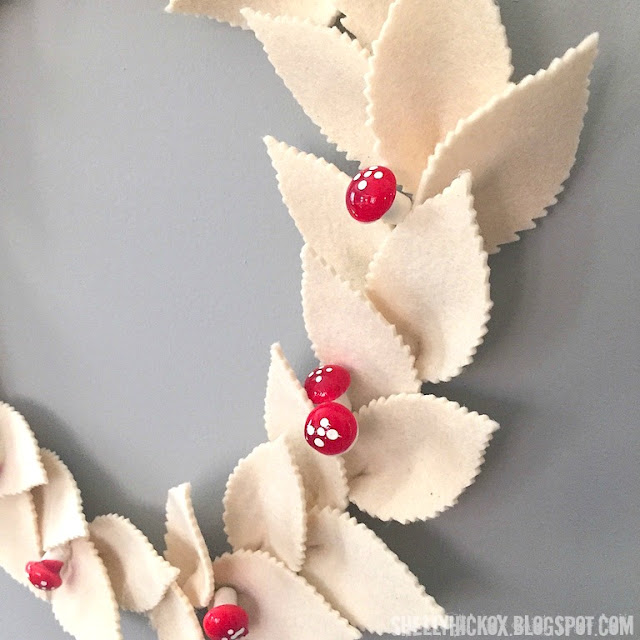 Stamptramp Simple Felt Leaf Wreath