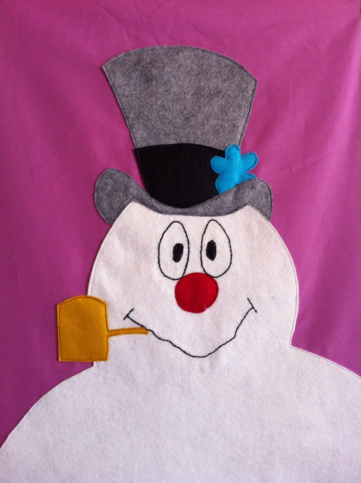 a little gray Frosty Advent Calendar Tutorial