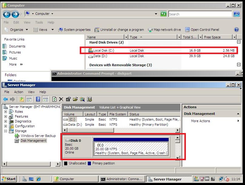 How to increase hard disk space in vmware vsphere for mac peroc