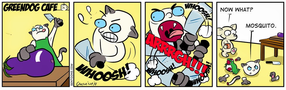 Gentoons: Five new Greendog Cafe cartoons!