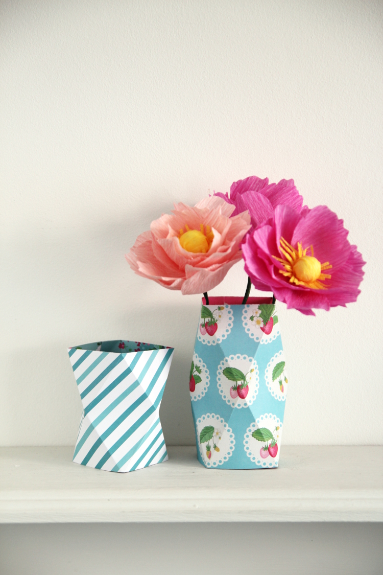 THINGS I'VE MADE FROM THINGS I'VE PINNED DIY ORIGAMI VASES
