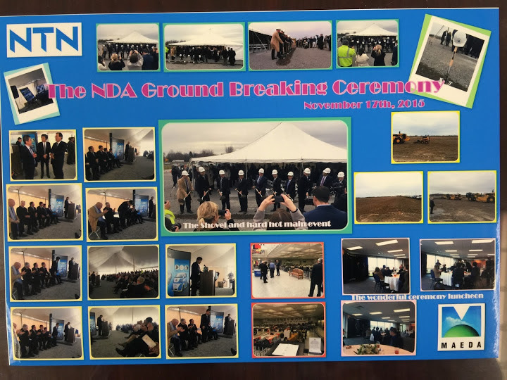 November 17, 2015 Groundbreaking Ceremony for NTN Driveshaft Anderson Inc. in Indiana, USA.