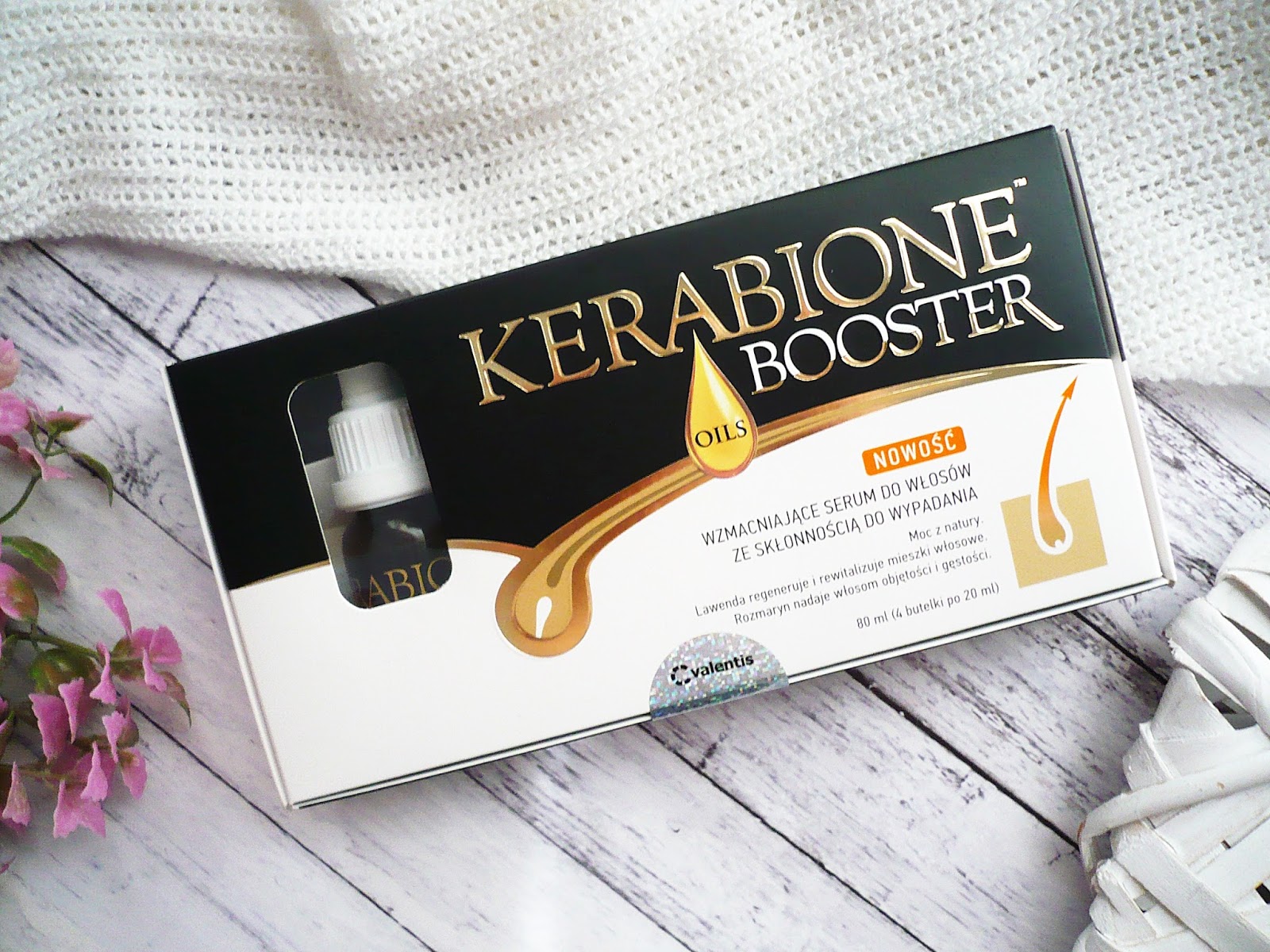 KERABIONE BOOSTER OILS SERUM WZMACNIAJĄCE DO WŁOSÓW ZE SKŁONNOŚCIĄ