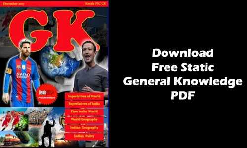 Download PDF - Static GK for Competitive  Exams 