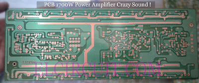 PCB Layout power amplifier 1700W