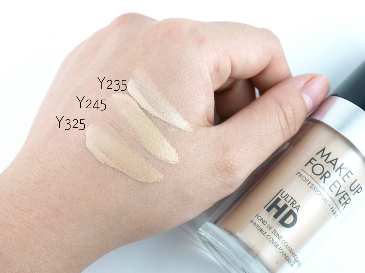 Make Up For Ever Ultra HD Invisible Cover Foundation: Review and Swatches | The Happy Sloths: Beauty, Skincare Blog with Reviews and Swatches