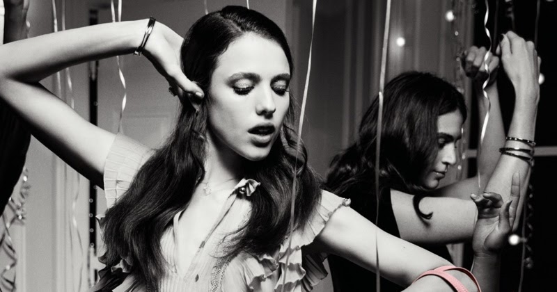 Margaret Qualley stars in the Kate Spade Holiday 2018 Campaign