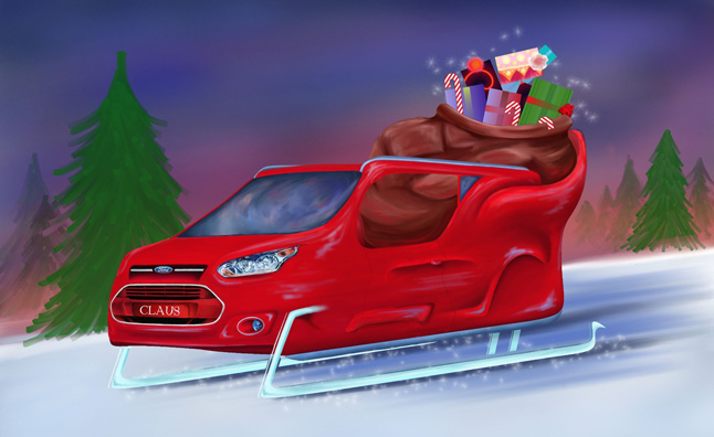 Ford Transit Connect Sleigh