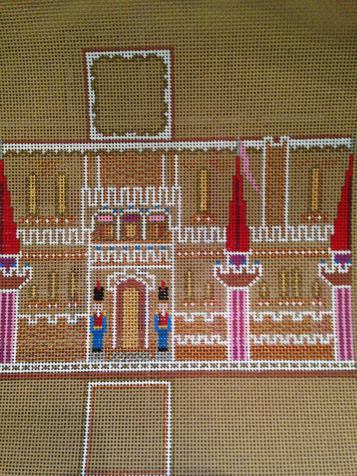 steph's stitching 3D Needlepoint Houses by Squiggee