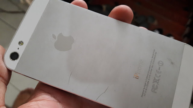 Apa yang terjadi setelah layar Iphone 5 garanti platinum kajatuhan