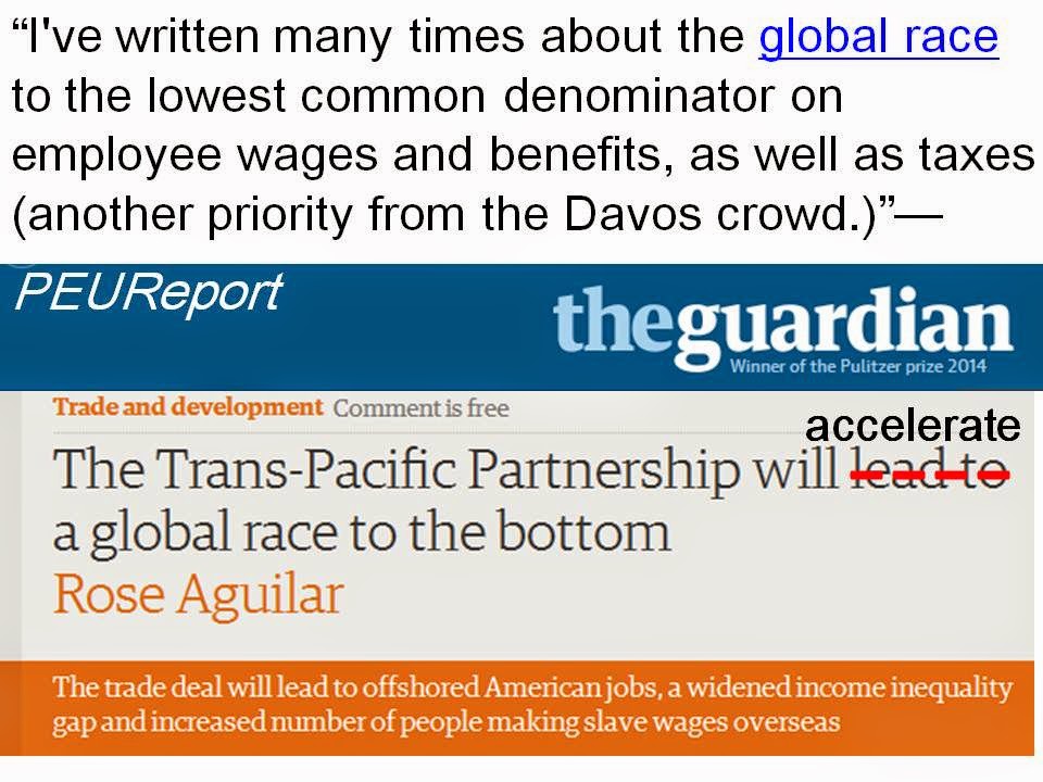 PEU Report TPP To Accelerate Global Race To Bottom