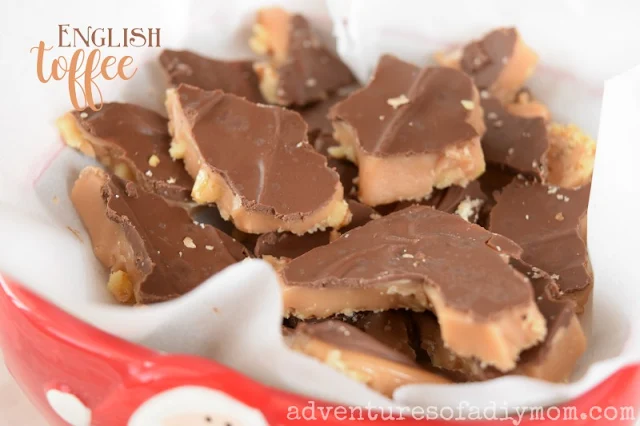 Recipe for homemade english toffee